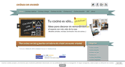 Desktop Screenshot of cocinasconencanto.com